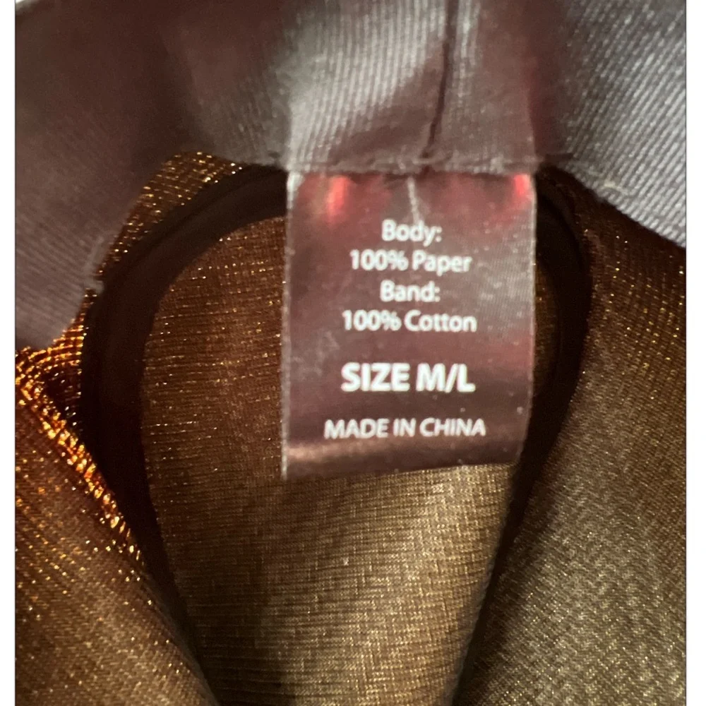 Target Fedora Tan Hat Size M/L